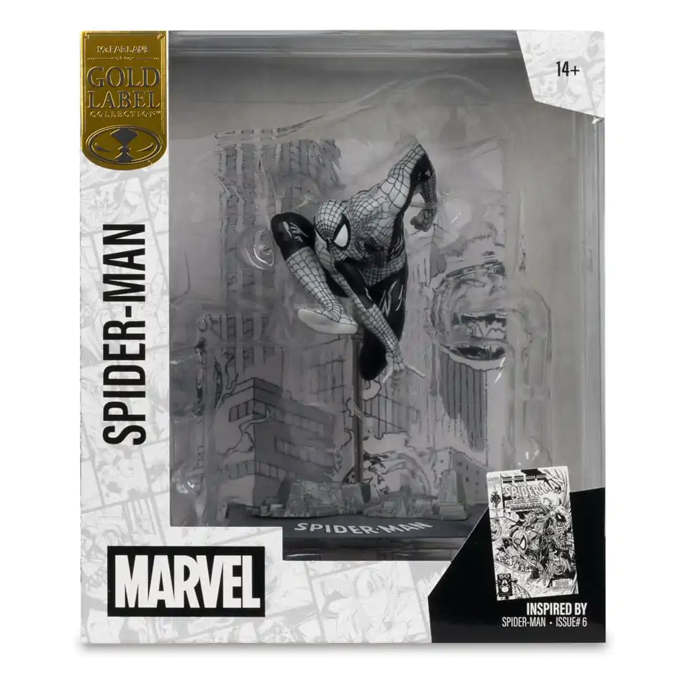 Marvel Collection PVC Statue 1/10 Spider-Man (Spider-Man #6)(Line Art)(Gold Label) 10 cm product photo