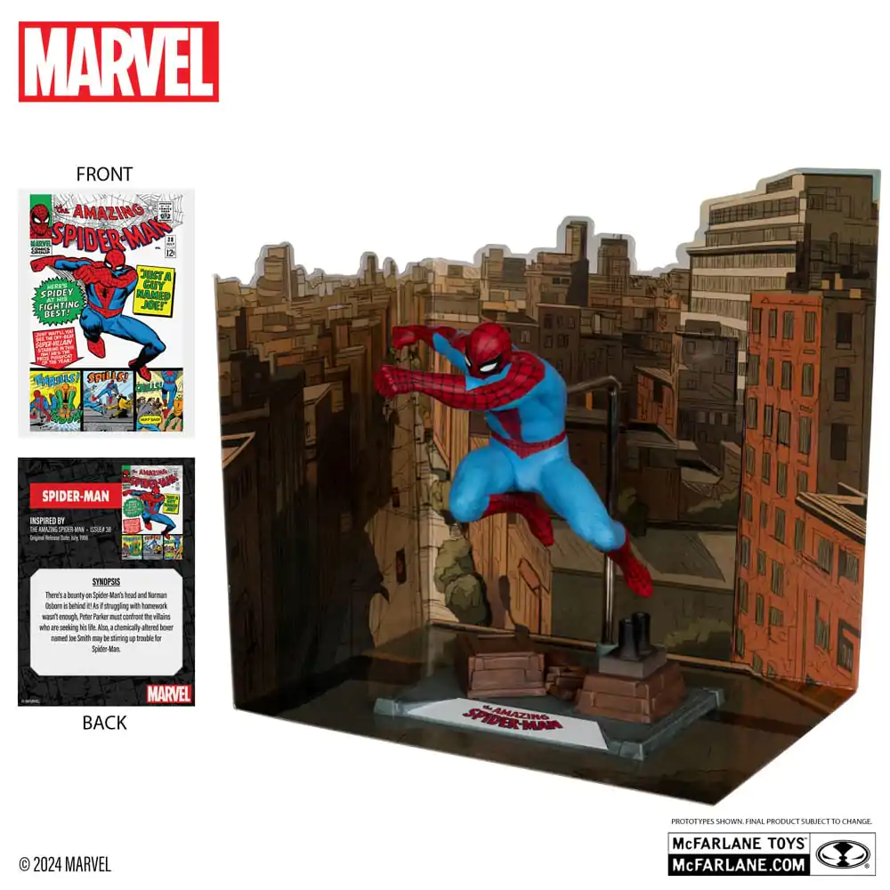 Marvel Collection PVC Statue 1/10 Spider-Man (The Amazing Spider-Man #38) (Gold Label) 15 cm termékfotó