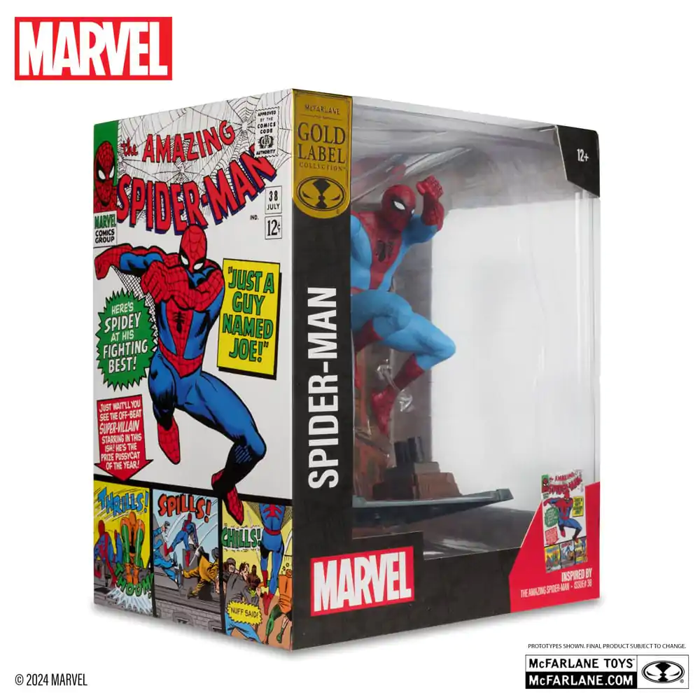 Marvel Collection PVC Statue 1/10 Spider-Man (The Amazing Spider-Man #38) (Gold Label) 15 cm termékfotó