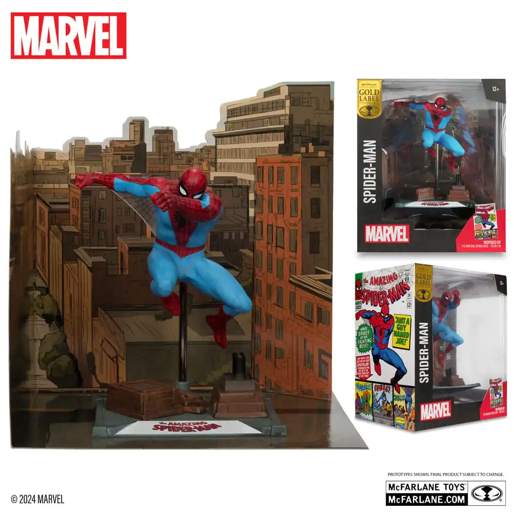 Marvel Collection PVC Statue 1/10 Spider-Man (The Amazing Spider-Man #38) (Gold Label) 15 cm termékfotó