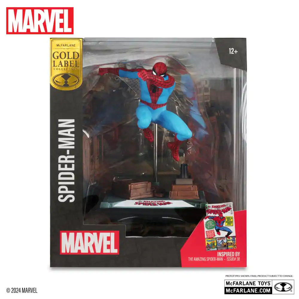 Marvel Collection PVC Statue 1/10 Spider-Man (The Amazing Spider-Man #38) (Gold Label) 15 cm termékfotó