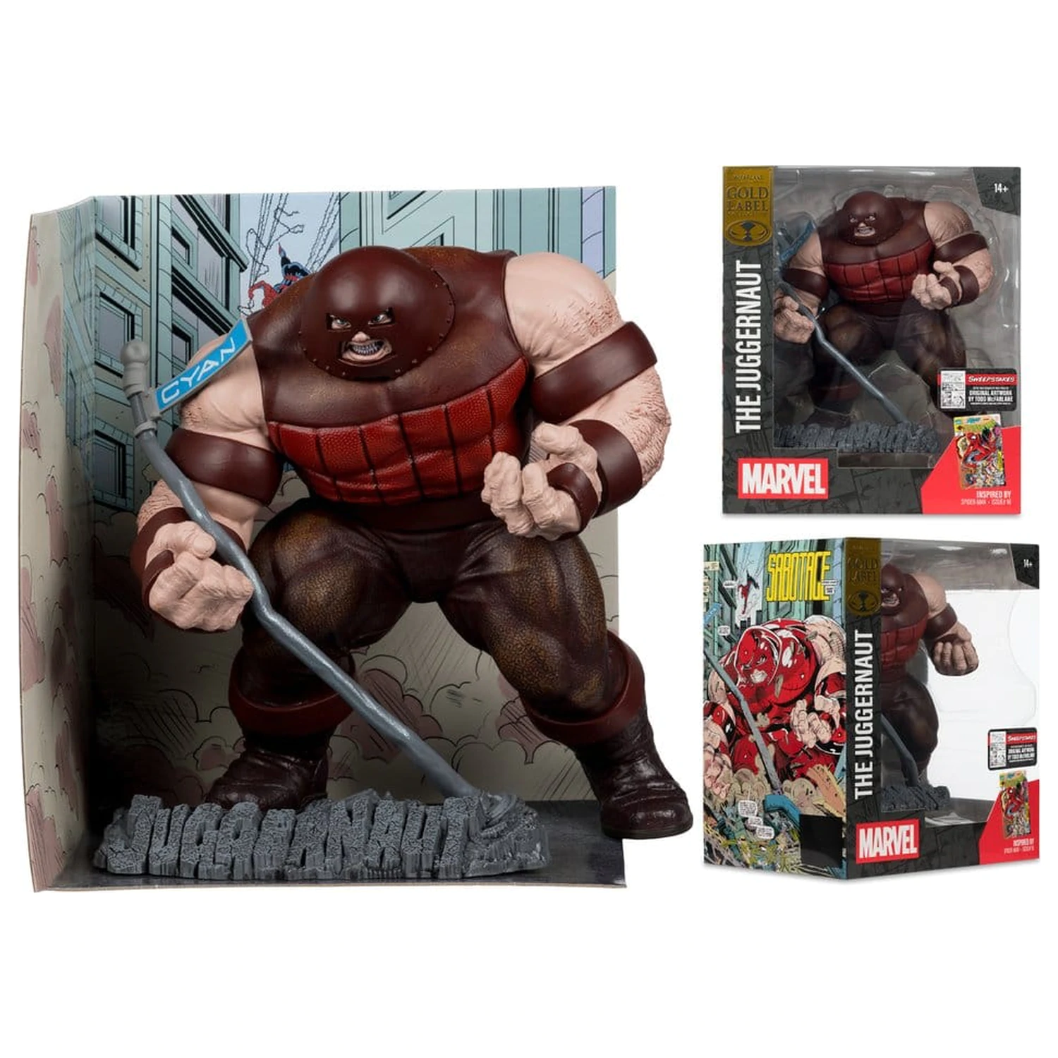 Marvel Collection PVC Statue 1/10 The Juggernaut (Spider-Man #16) Gold Label 17 cm product photo