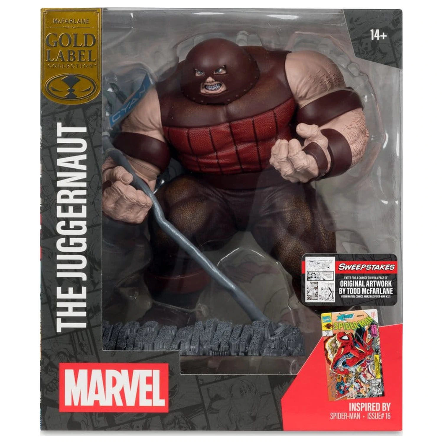 Marvel Collection PVC Statue 1/10 The Juggernaut (Spider-Man #16) Gold Label 17 cm product photo