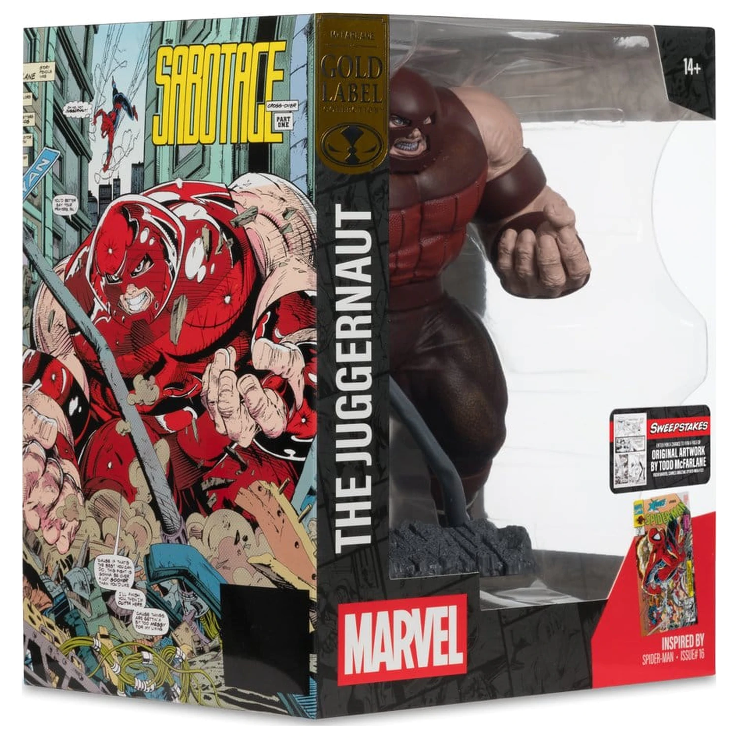 Marvel Collection PVC Statue 1/10 The Juggernaut (Spider-Man #16) Gold Label 17 cm product photo