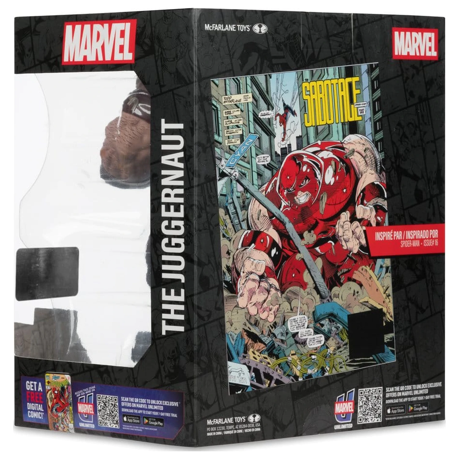Marvel Collection PVC Statue 1/10 The Juggernaut (Spider-Man #16) Gold Label 17 cm product photo