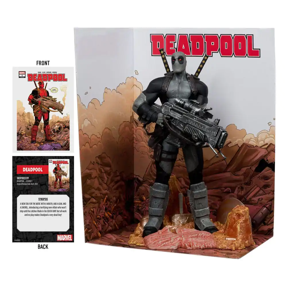 Marvel Collection PVC Statue 1/6 Deadpool (Deadpool #1)(Grey Suit Chase) 27 cm product photo