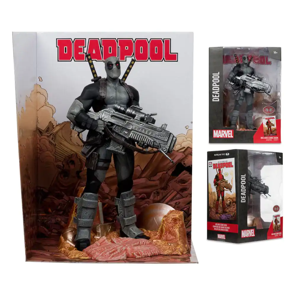 Marvel Collection PVC Statue 1/6 Deadpool (Deadpool #1)(Grey Suit Chase) 27 cm product photo