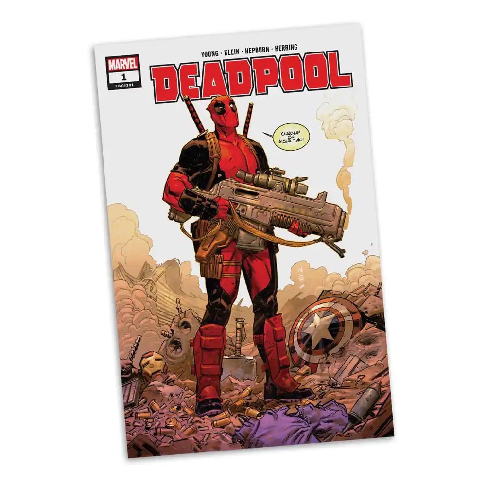 Marvel Collection PVC Statue 1/6 Deadpool (Deadpool #1)(Grey Suit Chase) 27 cm product photo