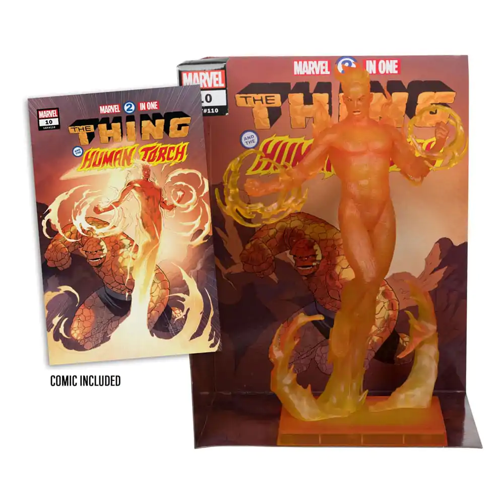 Marvel Collection PVC Statue 1/6 Human Torch (Marvel 2 in 1 #10) 29 cm product photo