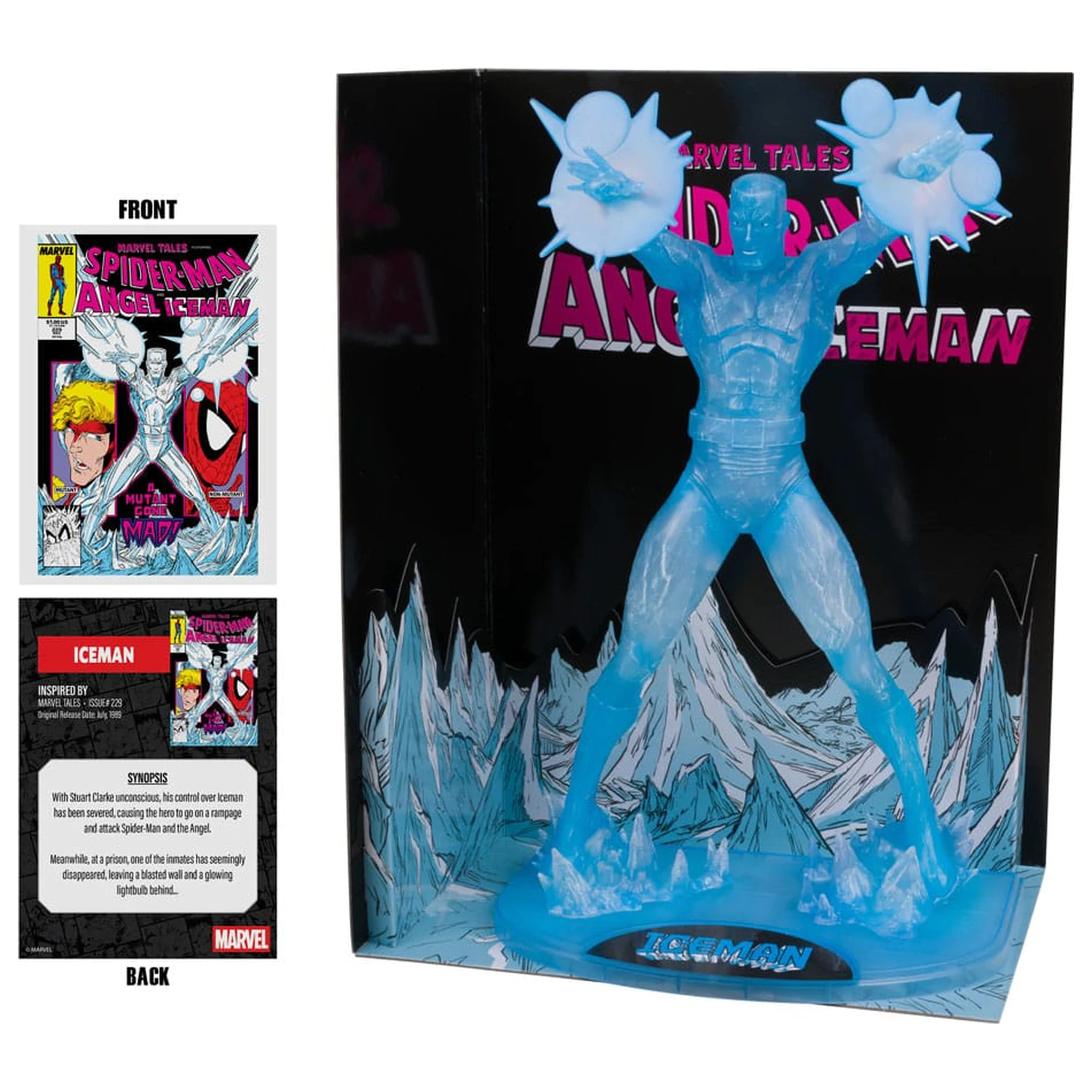 Marvel Collection PVC Statue 1/6 Iceman (Marvel Tales #229) (Red Platinum Edition) 29 cm product photo