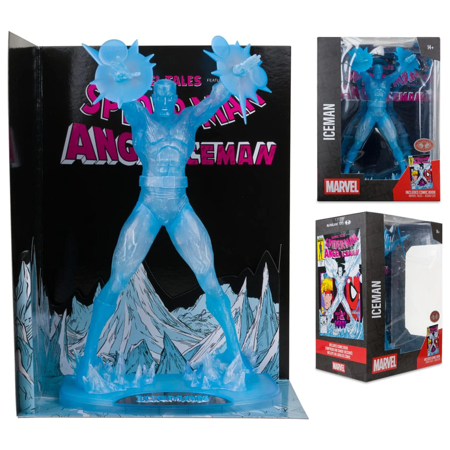Marvel Collection PVC Statue 1/6 Iceman (Marvel Tales #229) (Red Platinum Edition) 29 cm product photo