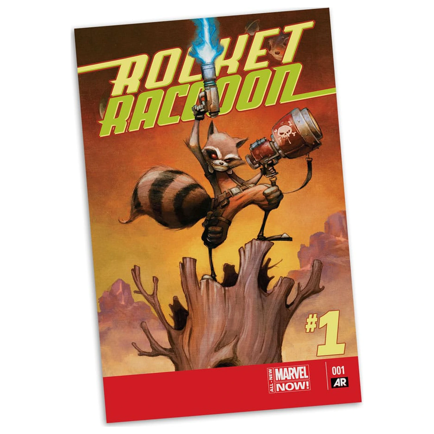 Marvel Collection PVC Statue 1/6 Rocket Racoon (Rocket Racoon: A Chasing Tale #1) 18 cm product photo