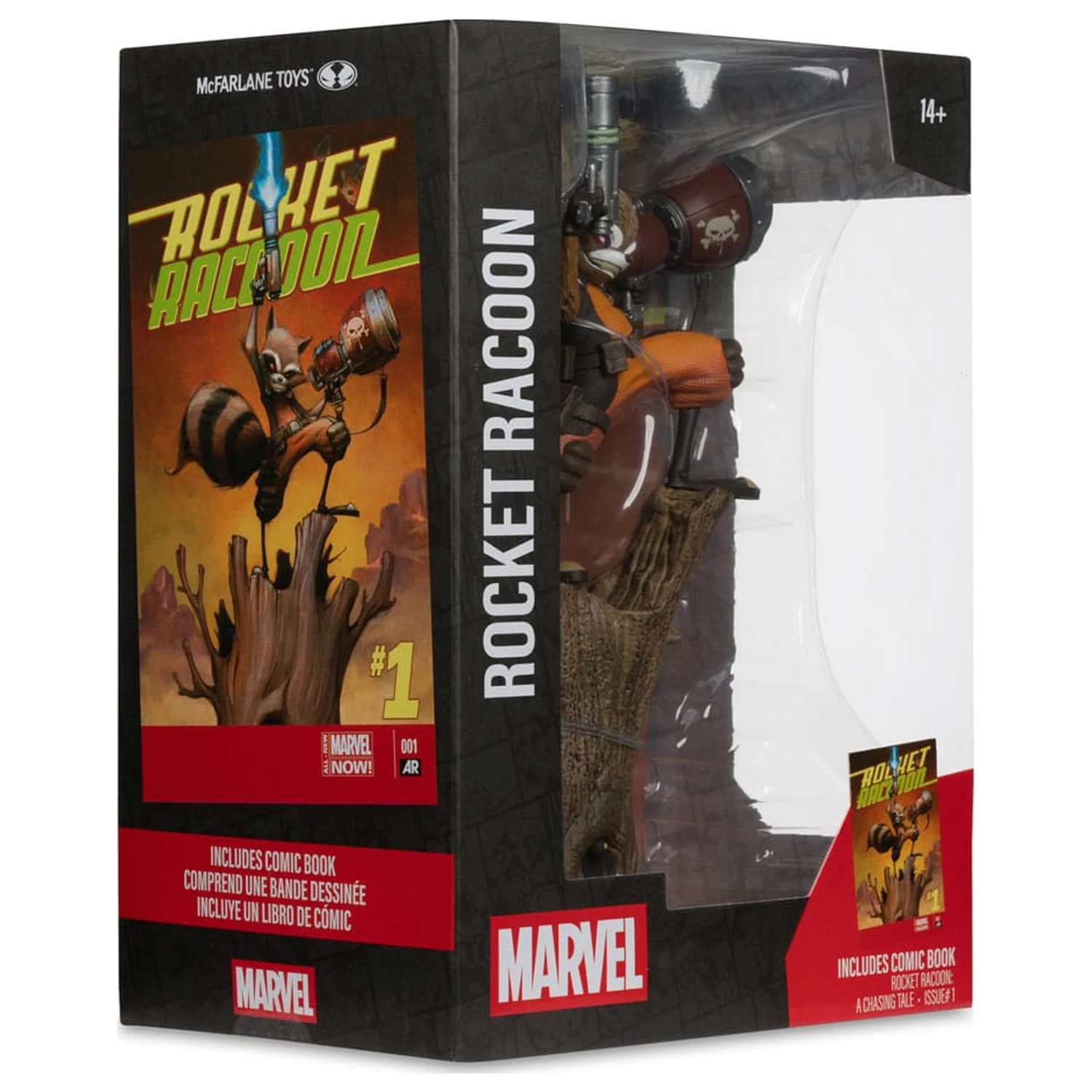 Marvel Collection PVC Statue 1/6 Rocket Racoon (Rocket Racoon: A Chasing Tale #1) 18 cm product photo