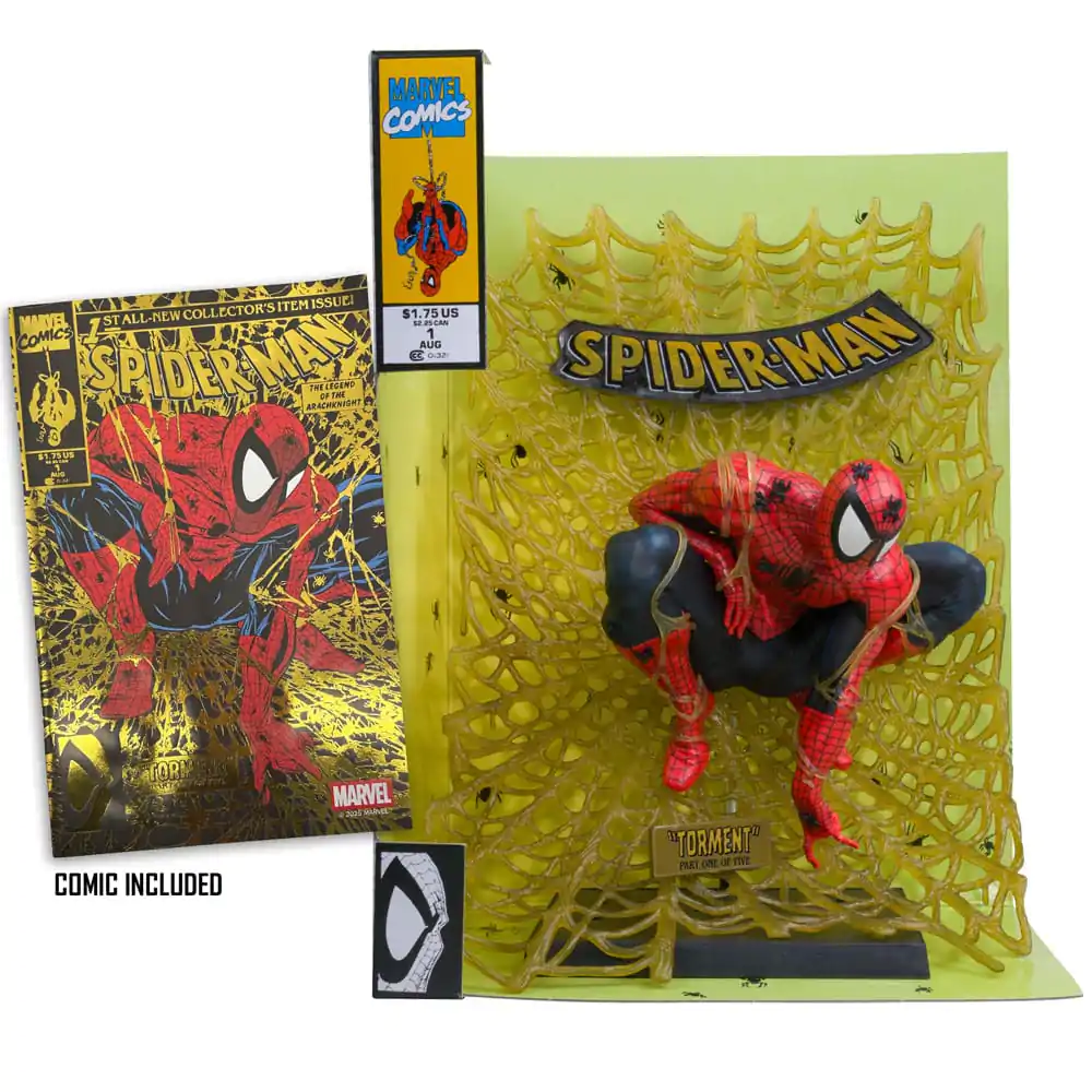 Marvel Collection PVC Statue 1/6 Spider-Man (Spider-Man # 1) (Gold Edition) (Gold Label) 15 cm product photo