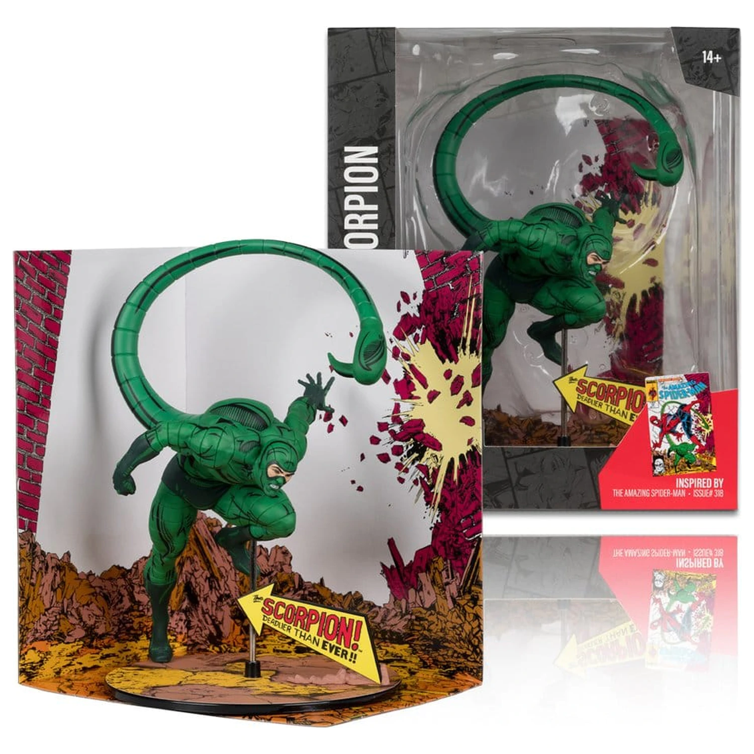 Marvel Collection PVC Figure 1/10 Scorpion (The Amazing Spider-Man #318) 17 cm product photo