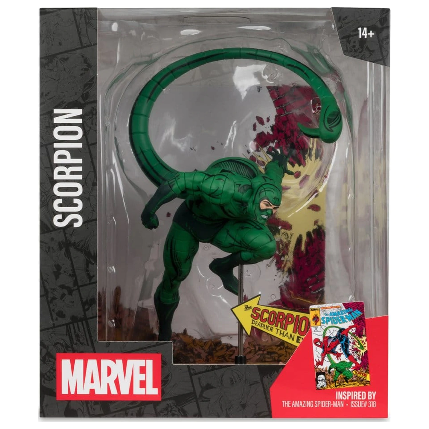 Marvel Collection PVC Figure 1/10 Scorpion (The Amazing Spider-Man #318) 17 cm product photo