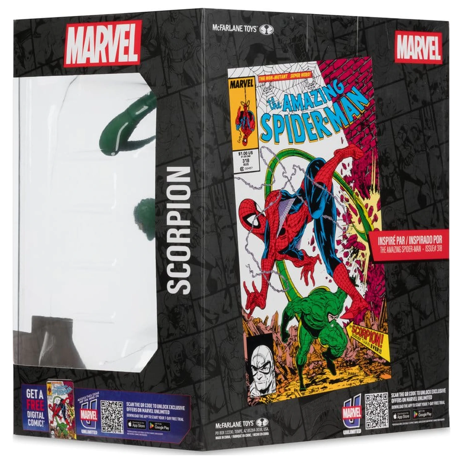 Marvel Collection PVC Figure 1/10 Scorpion (The Amazing Spider-Man #318) 17 cm product photo