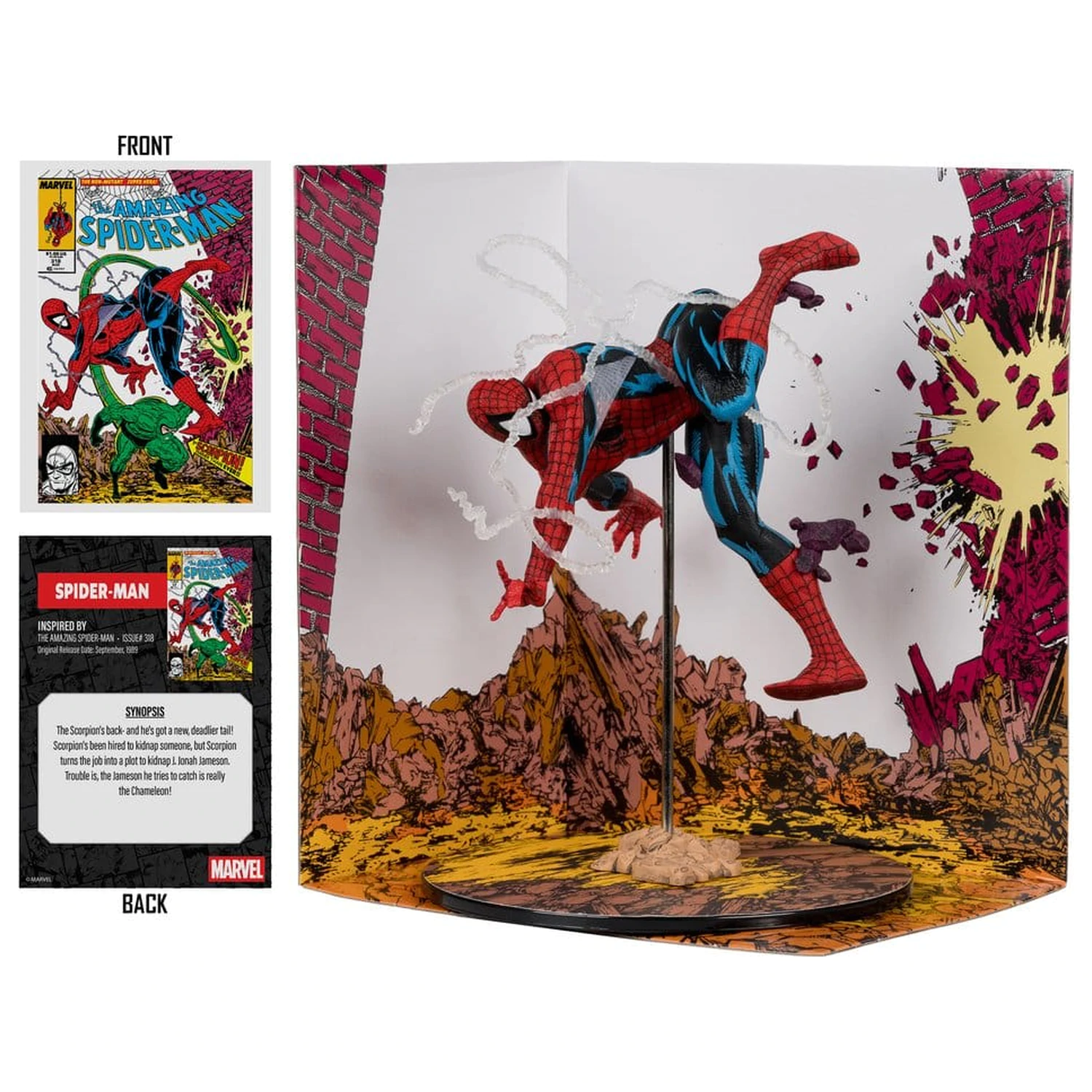 Marvel Collection PVC Figure 1/10 Spider-Man (The Amazing Spider-Man #318) 17 cm product photo