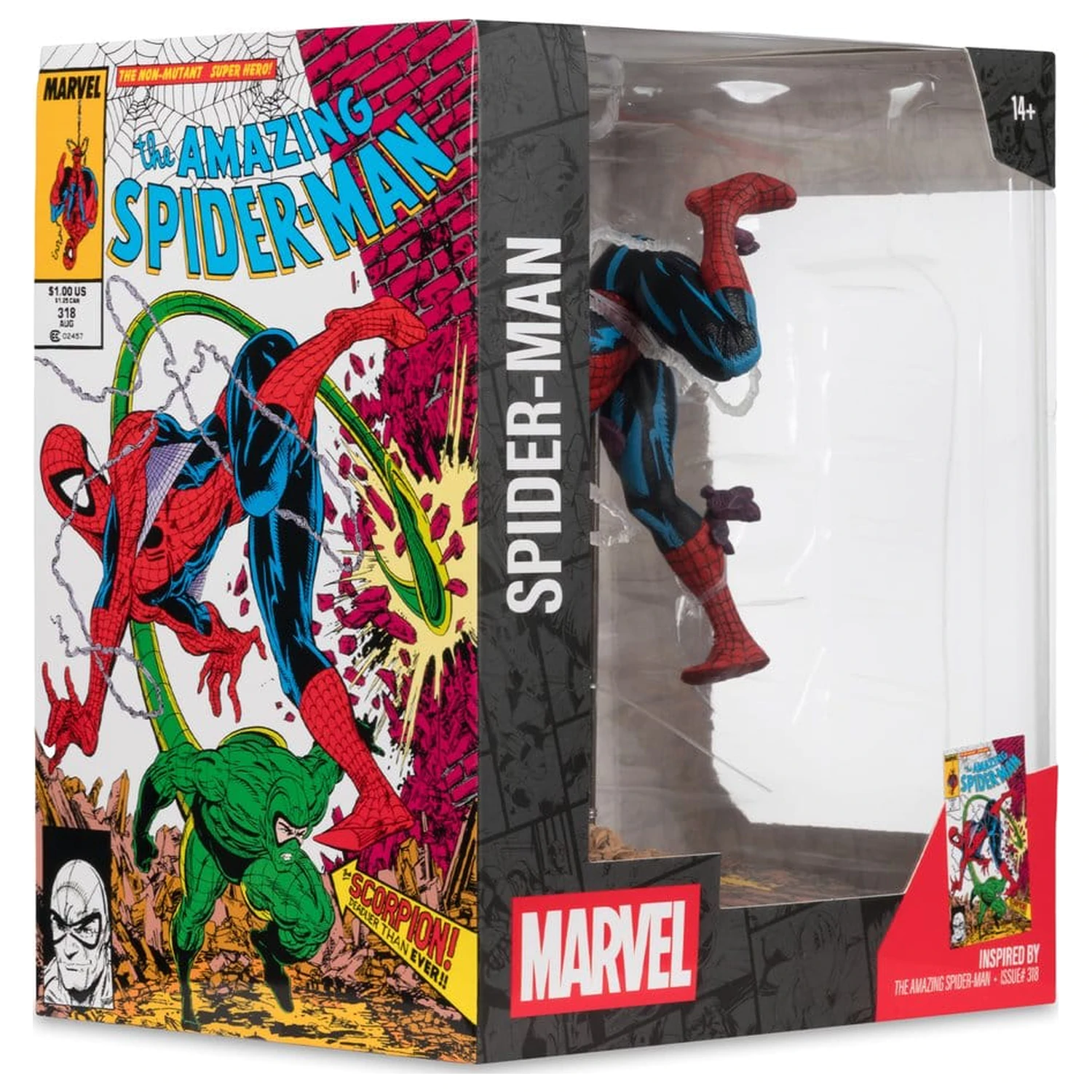 Marvel Collection PVC Figure 1/10 Spider-Man (The Amazing Spider-Man #318) 17 cm product photo