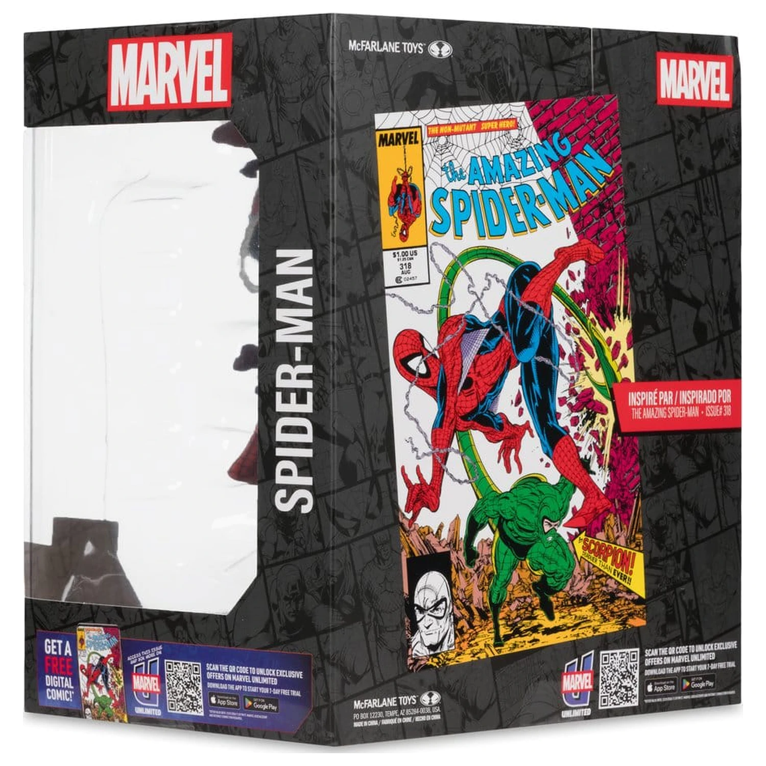 Marvel Collection PVC Figure 1/10 Spider-Man (The Amazing Spider-Man #318) 17 cm product photo