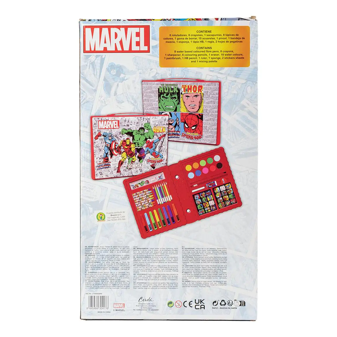 Marvel Colouring stationery set product photo