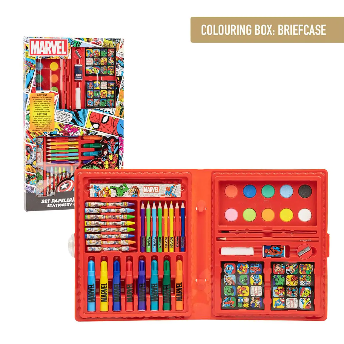 Marvel Colouring stationery set product photo
