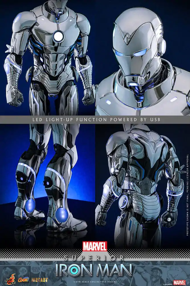 Marvel Comic Diecast Masterpiece Action Figure 1/6 Superior Iron Man 32 cm product photo