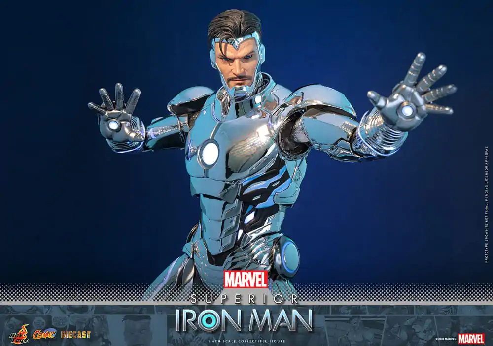 Marvel Comic Diecast Masterpiece Action Figure 1/6 Superior Iron Man 32 cm product photo