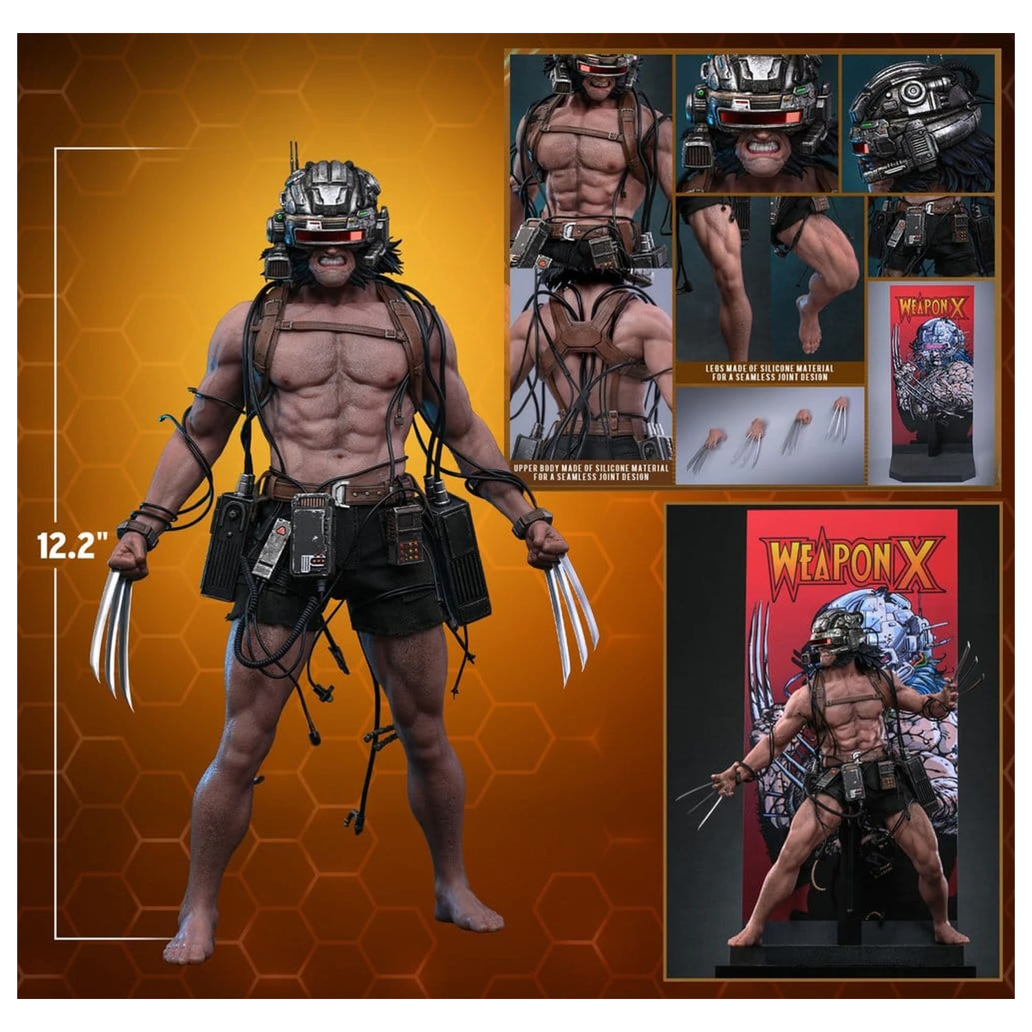 Marvel Comic Masterpiece Action Figure 1/6 Weapon X 31 cm product photo