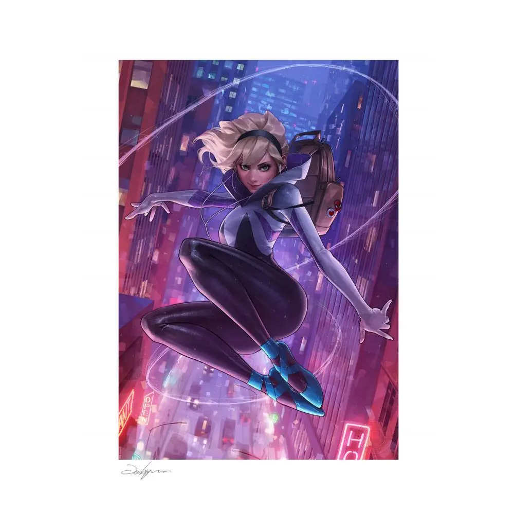 Marvel Comics Art Print Spider-Gwen Unmasked Variant 46 x 56 cm - unframed product photo