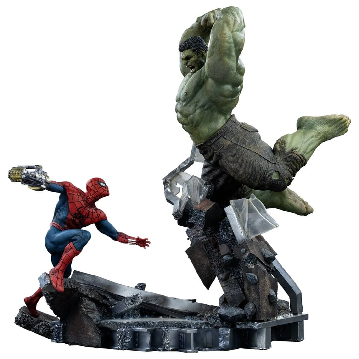 Marvel Comics Art Scale Statue 1/10 Spider-Man vs Hulk 38 cm product photo