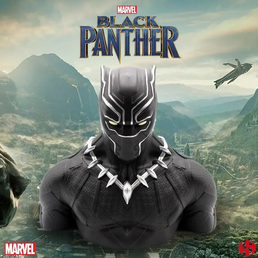 Marvel Comics Coin Bank Black Panther Wakanda Deluxe 20 cm termékfotó