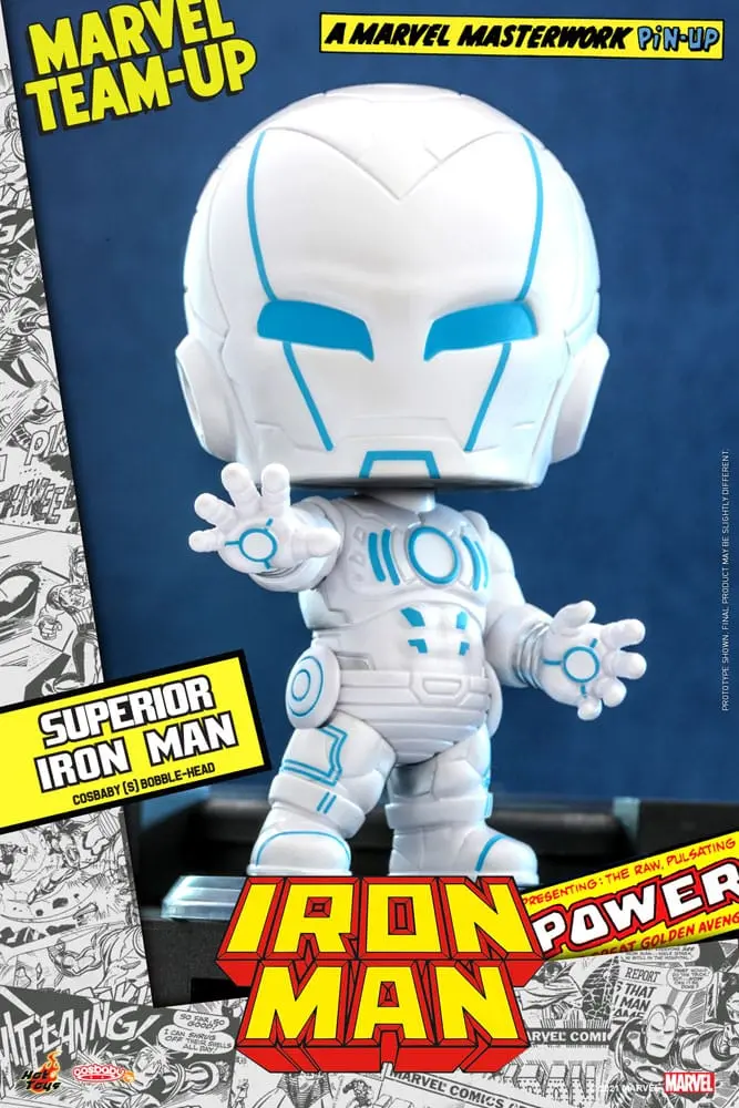 Marvel Comics Cosbaby (S) Mini Figure Superior Iron Man 10 cm termékfotó