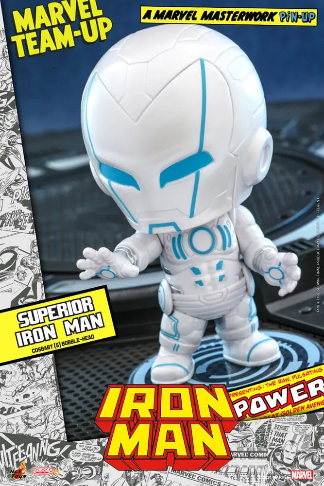 Marvel Comics Cosbaby (S) Mini Figure Superior Iron Man 10 cm termékfotó