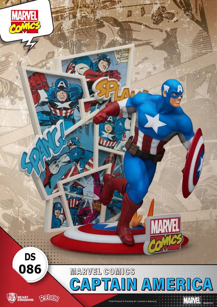 Marvel Comics D-Stage PVC Diorama Captain America 16 cm termékfotó