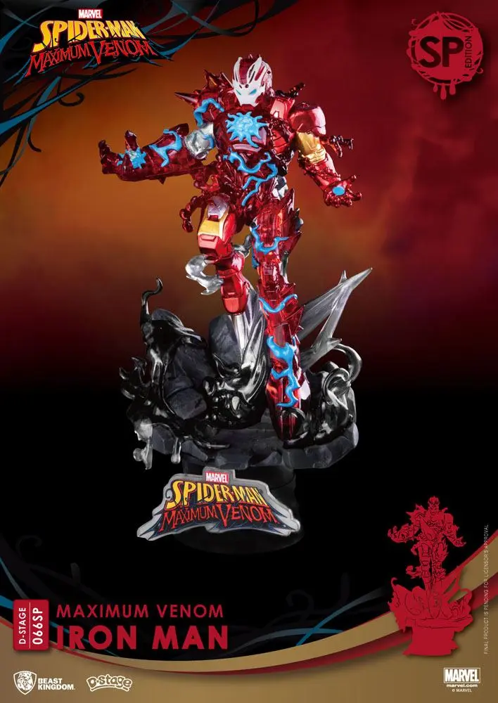 Marvel Comics D-Stage PVC Diorama Maximum Venom Iron Man Special Edition 16 cm product photo