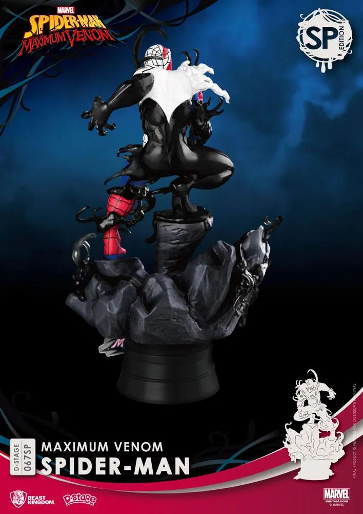 Marvel Comics D-Stage PVC Diorama Maximum Venom Spider-Man Special Edition 16 cm product photo