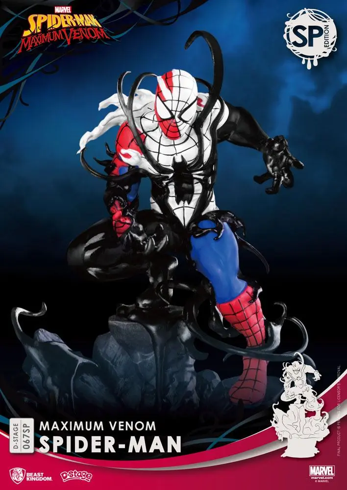 Marvel Comics D-Stage PVC Diorama Maximum Venom Spider-Man Special Edition 16 cm product photo