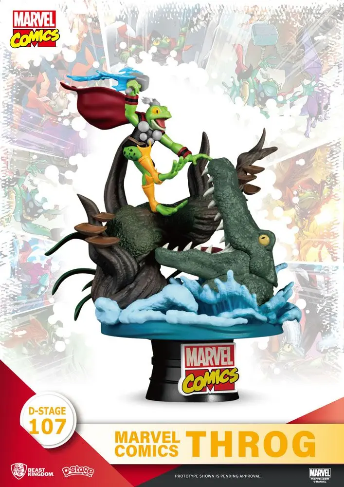 Marvel Comics D-Stage PVC Diorama Throg Closed Box Version 17 cm product photo