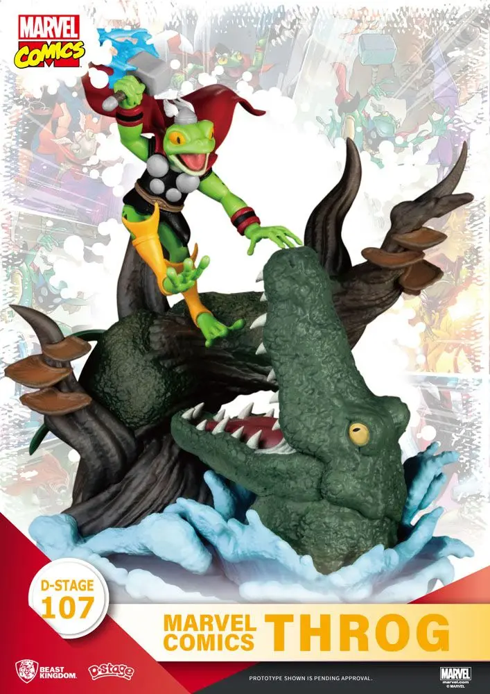 Marvel Comics D-Stage PVC Diorama Throg Closed Box Version 17 cm product photo