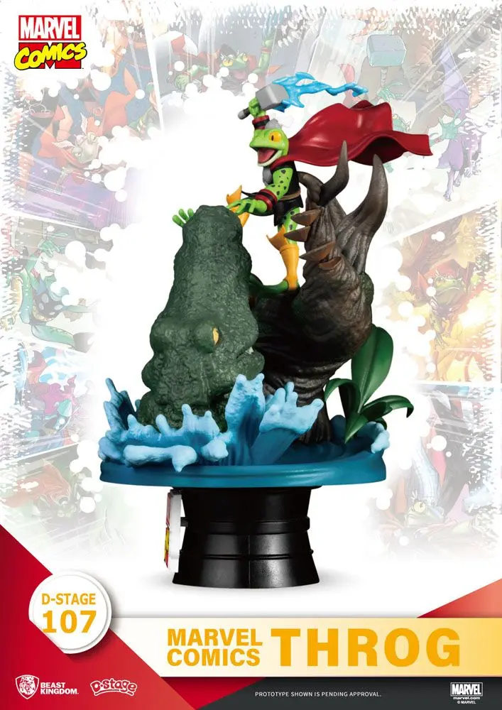 Marvel Comics D-Stage PVC Diorama Throg Closed Box Version 17 cm product photo