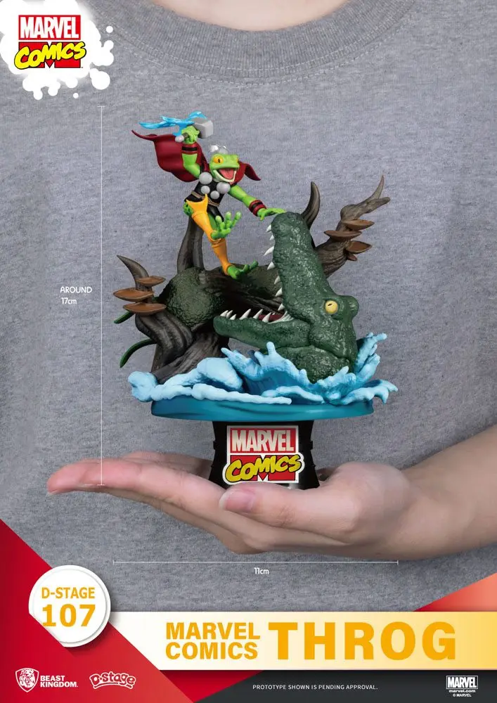Marvel Comics D-Stage PVC Diorama Throg Closed Box Version 17 cm product photo