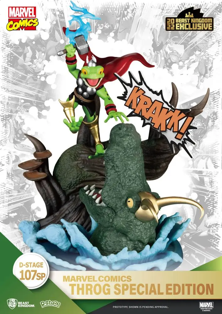 Marvel Comics D-Stage PVC Diorama Throg 17 cm product photo