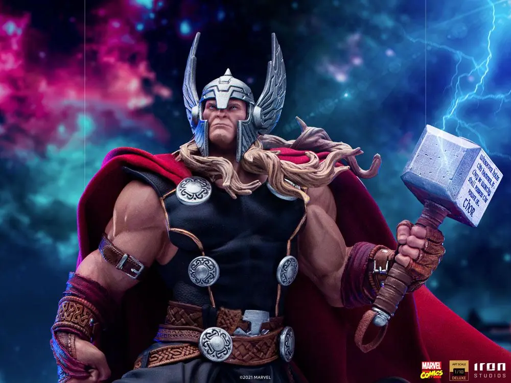 Marvel Comics Deluxe Art Scale Statue 1/10 Thor Unleashed 28 cm product photo