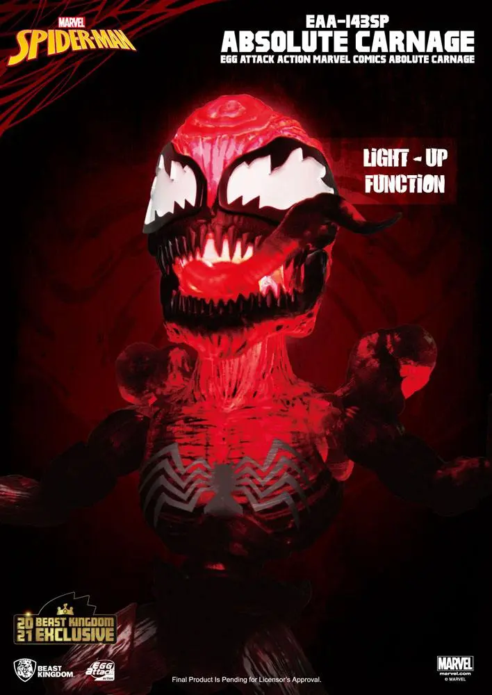 Marvel Comics Egg Attack Action Action Figure Absolute Carnage BK Exclusive 16 cm product photo