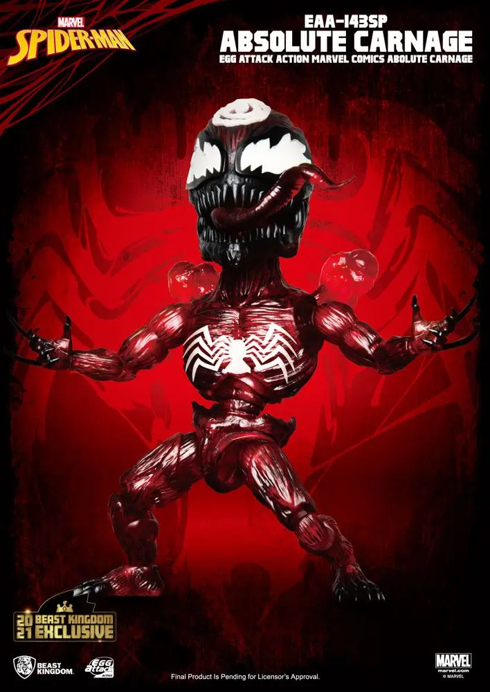 Marvel Comics Egg Attack Action Action Figure Absolute Carnage BK Exclusive 16 cm product photo