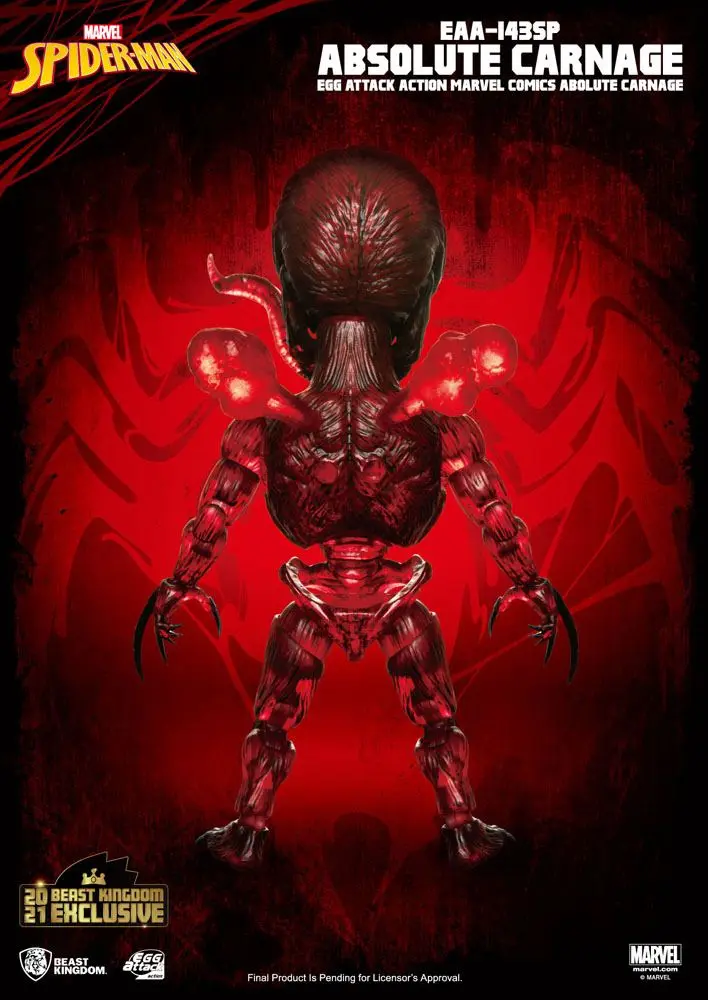Marvel Comics Egg Attack Action Action Figure Absolute Carnage BK Exclusive 16 cm product photo