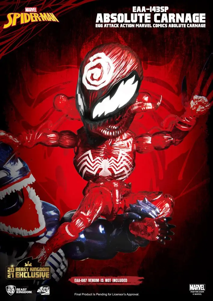 Marvel Comics Egg Attack Action Action Figure Absolute Carnage BK Exclusive 16 cm product photo