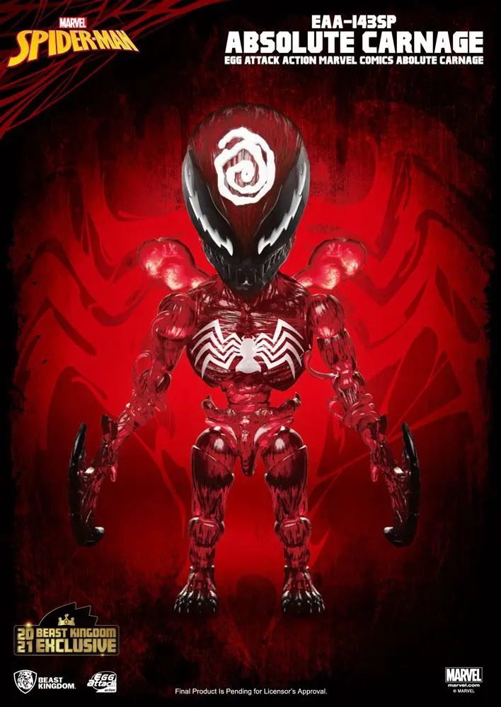 Marvel Comics Egg Attack Action Action Figure Absolute Carnage BK Exclusive 16 cm product photo