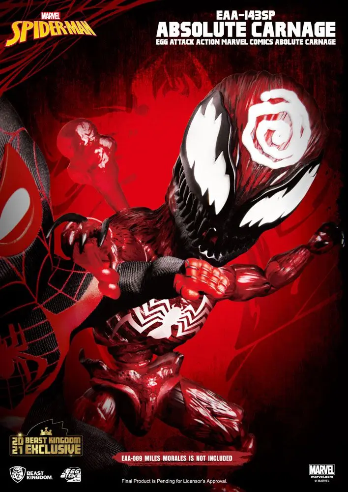 Marvel Comics Egg Attack Action Action Figure Absolute Carnage BK Exclusive 16 cm product photo